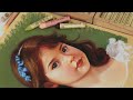 Oil pastel portrait painting  time lapse 