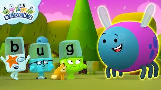 Exploring Outdoors for Earth Day! | Learn to Read and Spell for Kids | Alphablocks