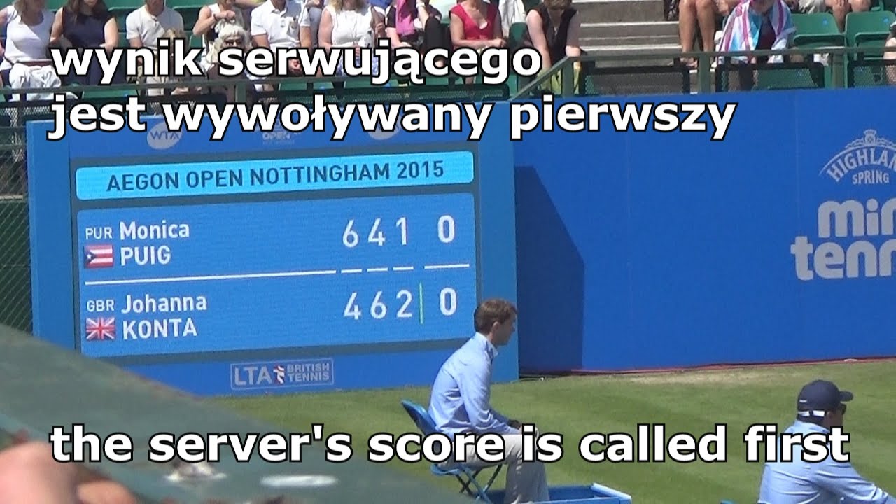 Zasady punktacji w tenisie | Tennis Scoring Rules PL/EN