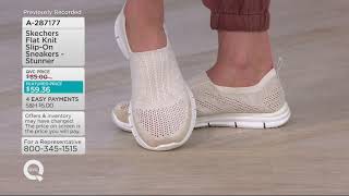 Skechers Flat Knit Slip-On Sneakers 