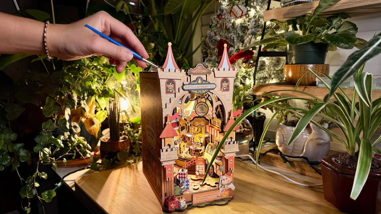 [Relaxing ASMR] DIY Rolife Fairytale Amusement Park Book-nook