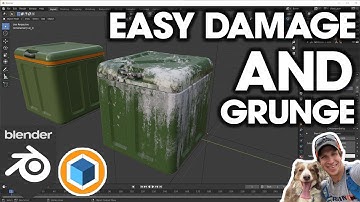 Easy DAMAGE AND GRUNGE in Blender with Fluent Materializer!
