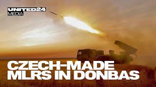 🇨🇿 The Czech-made Multiple Rocket Launch System “Vampire” on the Frontline. Donbas