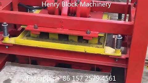 Keusec syin  QTJ4 40 concrete block making machine produce I shape paver