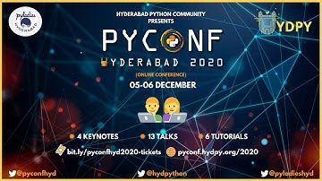 Lightning Talks - PyConf Hyderabad 2020 #PyConfHyd2020