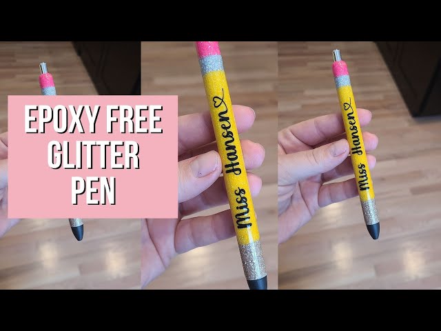 Epoxy Free Glitter Pen Tutorial - NEW 2023 -  in 2023