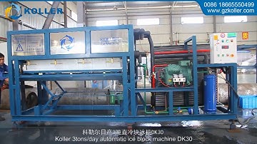 Koller 3tons ice block machine hard block ice for fishery