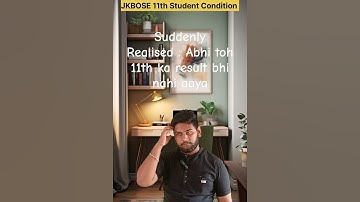 JKBOSE Class 11th Students Condition 😂 #shorts #short #jkbose #jkboard #jkboseupdate