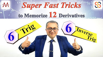 How to Memorize Trig & Inverse Trig Derivatives in 7 Minutes? | MatheMagics by Mehdi