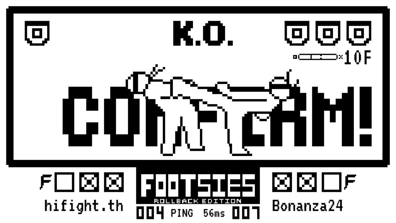 FOOTSIES Rollback Netcode Test