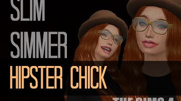 Sims 4 | Hipster Chick (Create-A-Sim)