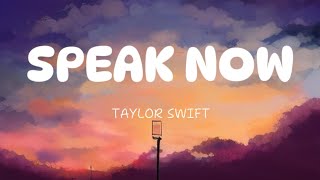 SPEAK NOW - TAYLOR SWIFT (Lyrics)