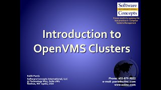 Keith Parris - Introduction to OpenVMS Clusters & OpenVMS Performance in Multi-Site Clusters