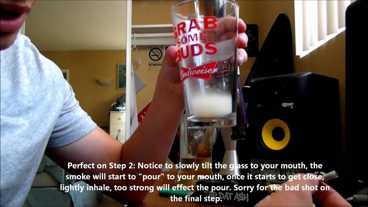 EastCoastToke's How To Do A Smoke Trick #1 - Smokey Drink