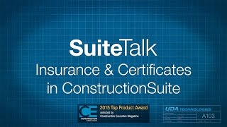 Insurance Certificate Tracking With Constructionsuite
