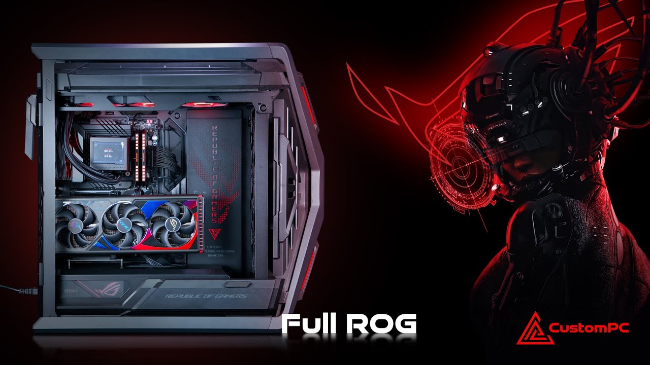 Сборка ПК на компонентах ASUS Rog! Custom PC - YouTube
