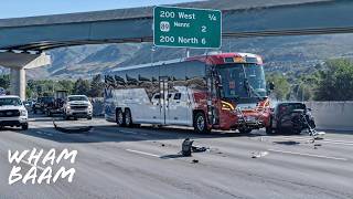 Nissan Altima Wrecks 4 Vehicles, Including A Bus! +19 more | Dashcam Stories #158 screenshot 4