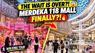 🚨 MERDEKA 118 MALL FINALLY?! 😱🔥 THE WAIT IS OVER? PAVILION TO MERDEKA 118 🇲🇾 | 4K @WALKING TOUR