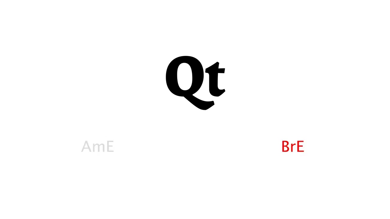 How to Pronounce qt in American English and British English