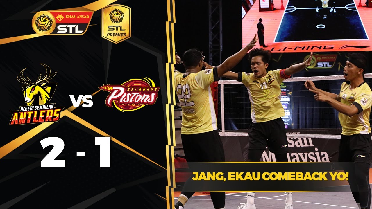 Negeri Sembilan Antlers 2 - 1 Selangor Pistons (15-21, 21-18, 21-10) | Emas Anuar STL 2021/22