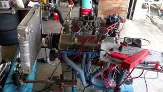 283 Chevy. Bored out to 301. Vintage race motor!
