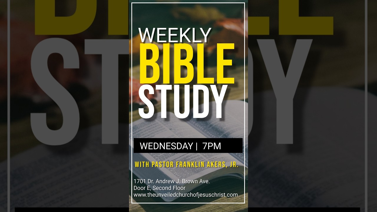 Wednesday Bible Class