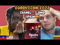 Reaction to chanel  slomo spain  eurovision 2022  first time watching