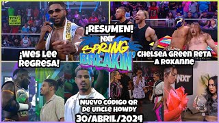 WWE NXT Spring Breakin' 2024 Noche 2 | 30 Abril 2024 | RESUMEN Y RESULTADOS