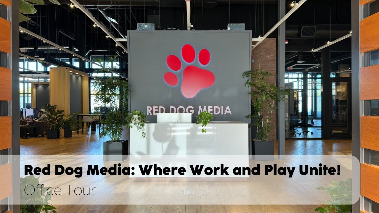 Red Dog Media Where Work and Play Unite! Office Tour YouTube