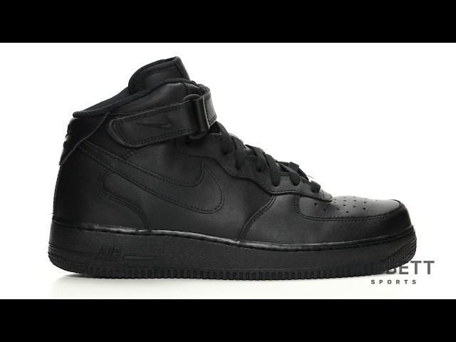 Nike Air Force 1 '07 Low Black/Black Men's Shoe - Hibbett