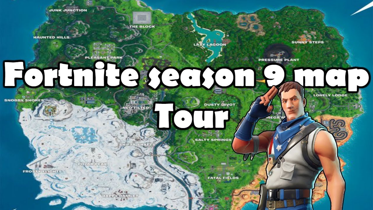 *NEW* FORTNITE SEASON 9 MAP CHANGES!