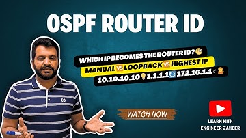 OSPF Router ID | Router ID in OSPF