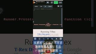 Hack chrome Dino Game in android #hack #dinogame #like #subscribe screenshot 5