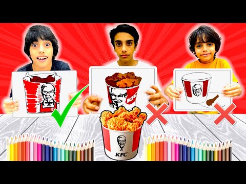 اقوى تحدى تحدي إذا قدرت ترسمها تاخذها عمران مصدوم من النتيجة