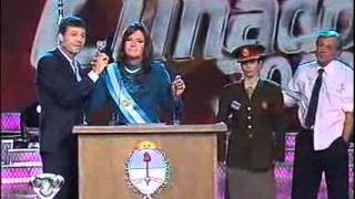 Showmatch 2009 - Cristina festeja la sentencia de la abundancia""