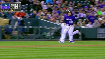 LAD@COL: Parra drives in Arenado with his 1,000th hit