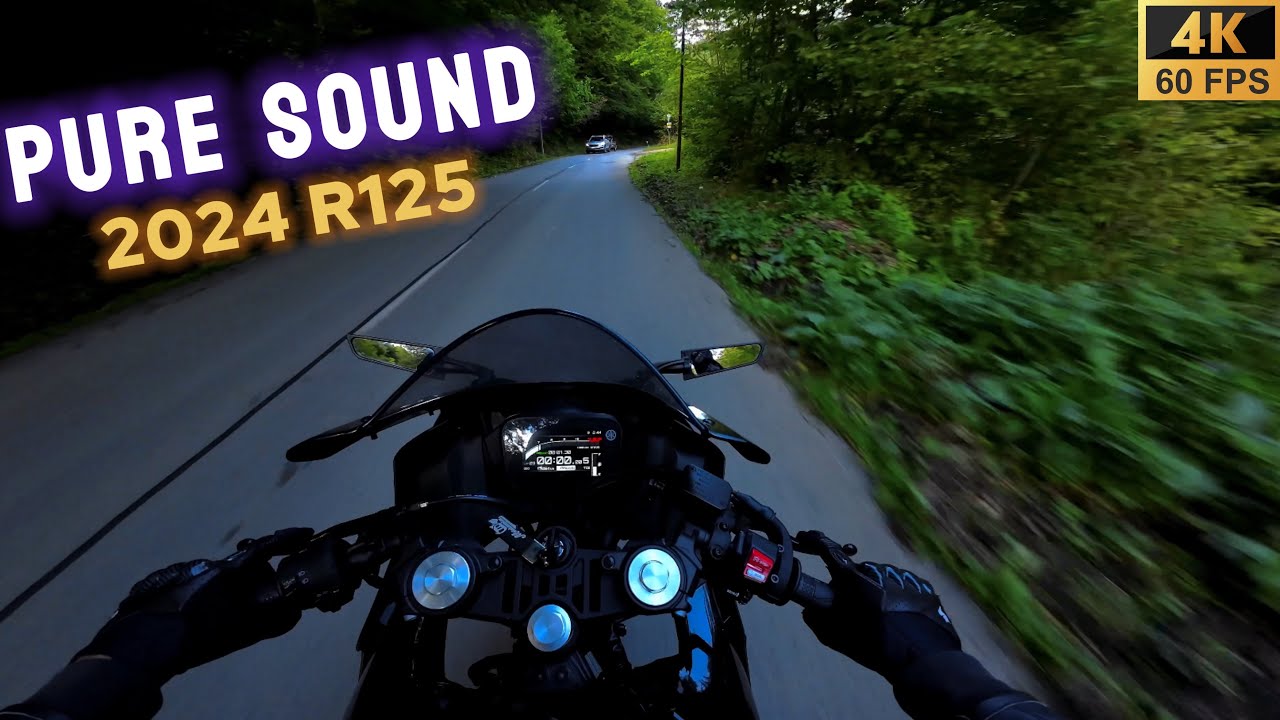 2024 Yamaha R125 Pure Sound / 4K 60fps 