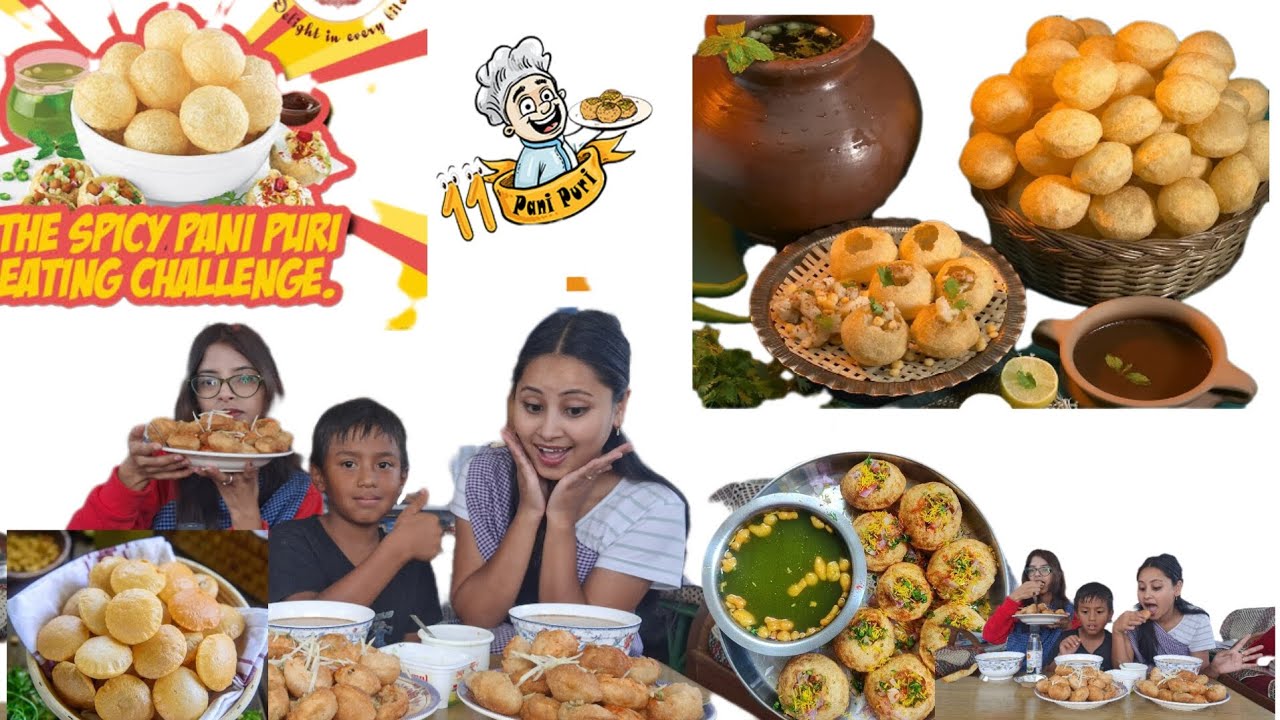 PANI PURI CHALLENGE || with my friends || @SherilinKhongwarchannel fun & crazy 🤪