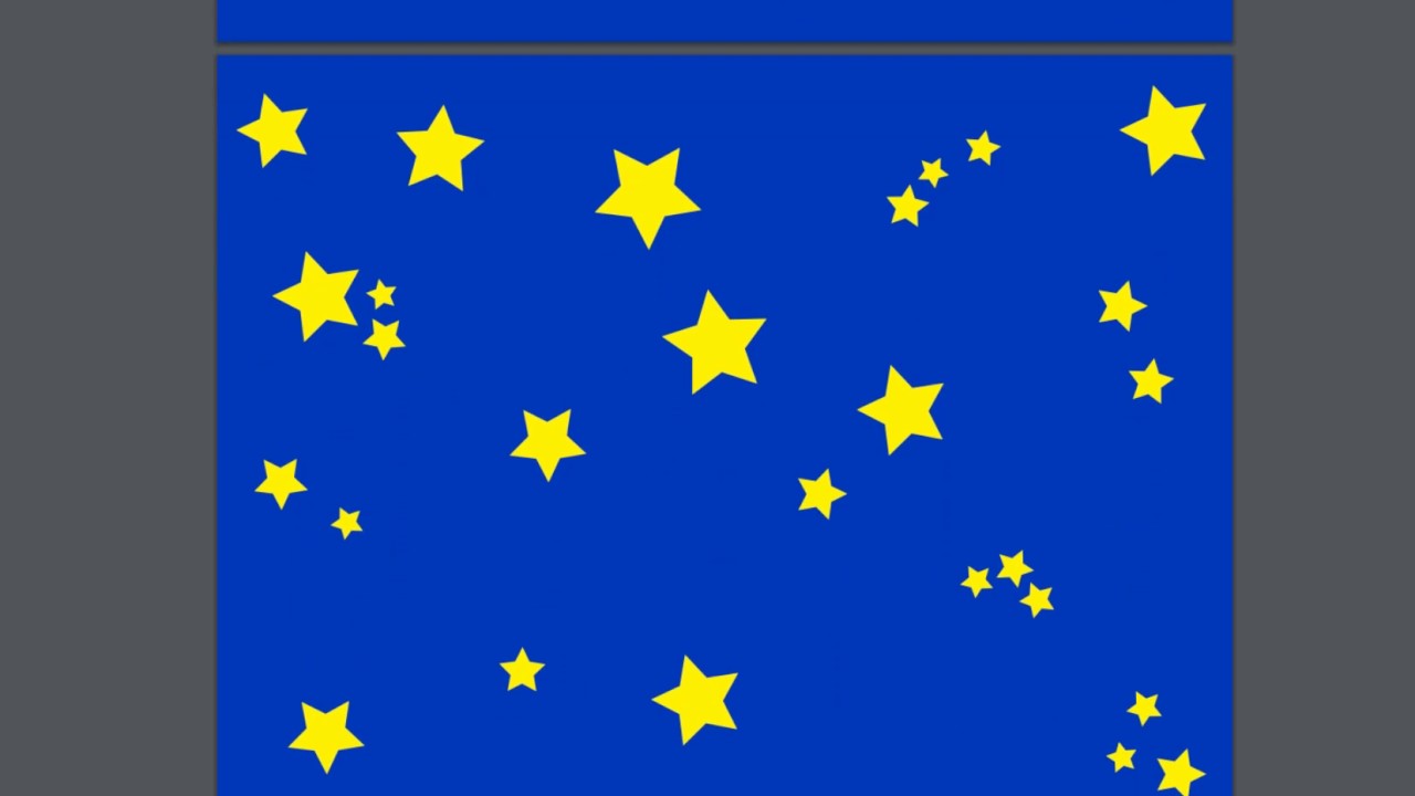 Dollhouse Wallpaper-Blue Stars