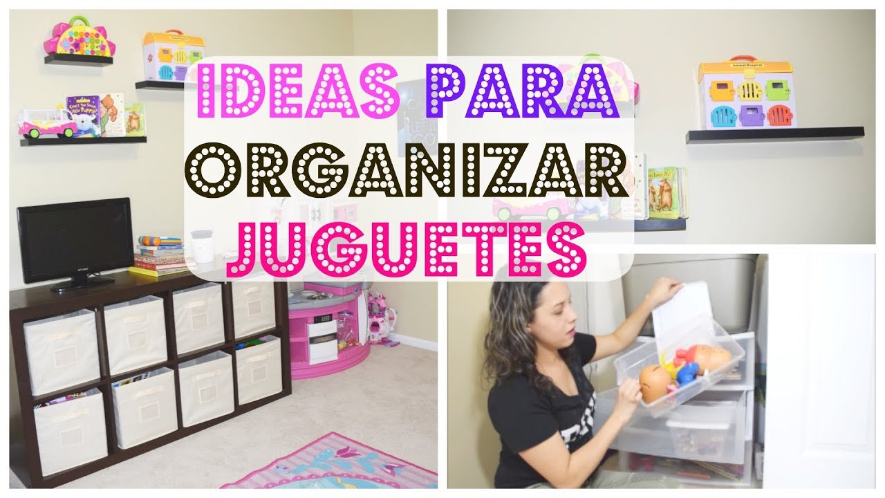 Ideas para guardar juguetes: organizadores y muebles