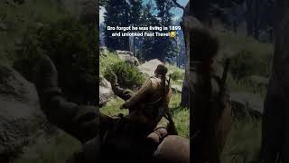 Arthur's Secret Powers Unlocked 😂 #rdr2 #teleportation