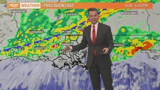 Nice to kick off the weekend, but rain returns Sunday