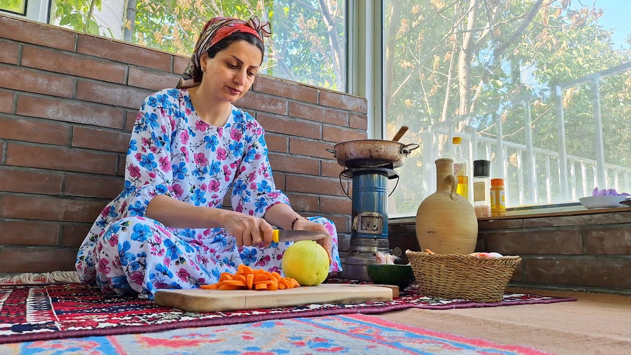rural lifestyle in Iran | Cooking traditional food in the village - YouTube