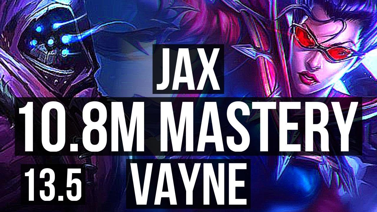 Misbruge Match Uoverensstemmelse JAX vs VAYNE (TOP) | 10.8M mastery, 2000+ games, 12/2/5, Godlike | KR  Master | 13.5 - YouTube