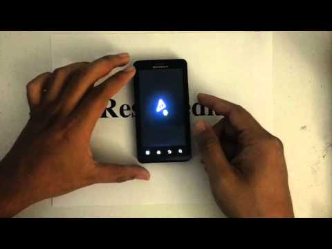 How to Factory Restore Hard Reset or Password Wipe the Motorola Droid Bionic 4G LTE Verizon