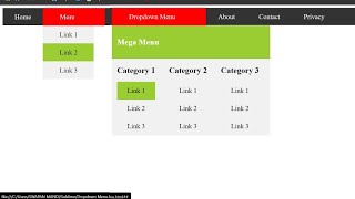 Dropdown Menu with HTML and CSS || Responsive Dropdown WebPage || SWAPN MANDI