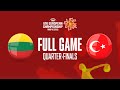 QUARTER-FINALS: Lithuania v Turkey | Full Basketball Game | FIBA U16 European Championship 2022