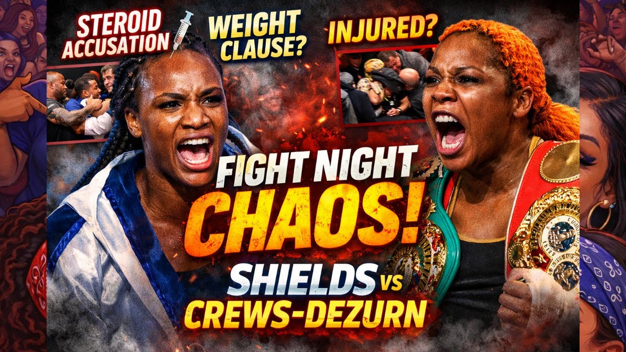Claressa Shields vs Franchón Crews-Dezurn ERUPTS Before the 🔔! Steroid Accusations & Weigh-In Chaos