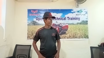 Yanmar Combine Harvester Operator Technical Training -Agri Tools