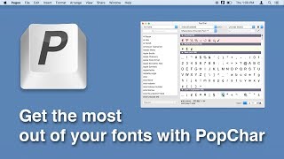 How to explore fonts and insert special characters on macOS